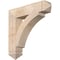 Ekena Millwork Thorton Arts & Crafts Smooth Bracket, Douglas Fir, 5 1/2"W x 28"D x 28"H BKT06X28X28THR03SDF - alternate 1
